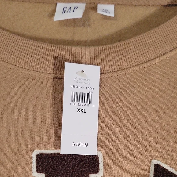 GAP Camel Sweatshirt with Logo - Picture 6 of 6